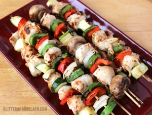 Grilled Chicken Kabobs