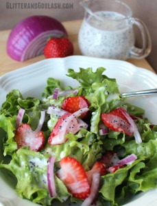 Strawberry Poppyseed Salad-Kid Approved!