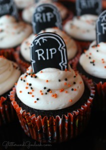 Black Forest Cupcakes With Cream Cheese Frosting