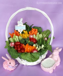 Easter Basket Relish Tray
