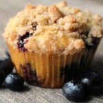 Streusel Topped Blueberry Muffin Recipe